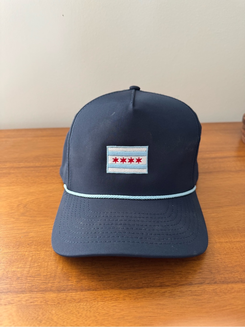 Chicago Flag CDGA Golf Hat Light Blue Rope Accent